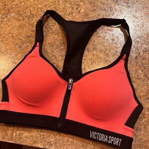 Women's Victoria secret zip up sports bra
